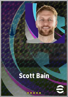 Scott Bain eFootball 2026 player card, 70 OVR GK