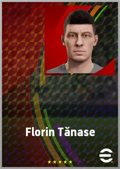 Florin Tănase eFootball 2026 player card, 70 OVR LWF