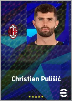 Christian Pulišić eFootball 2026 player card, 79 OVR SS