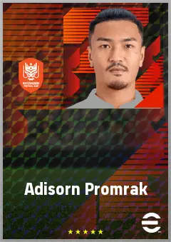 Adisorn Promrak eFootball 2026 player card, 67 OVR CB