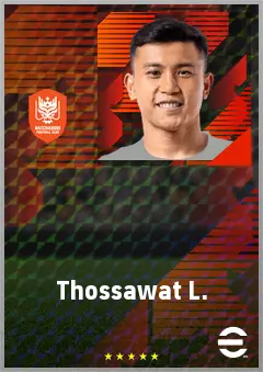 Thossawat L. eFootball 2026 player card, 67 OVR DMF