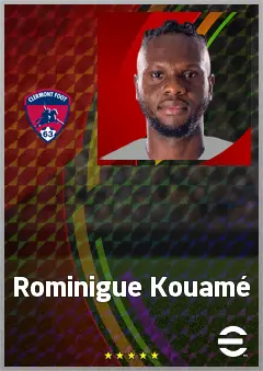 Rominigue Kouamé eFootball 2026 player card, 70 OVR CMF
