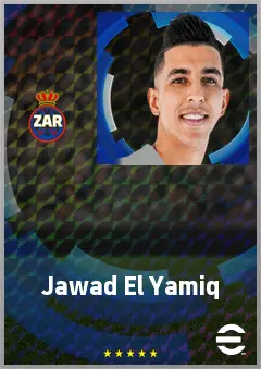 Jawad El Yamiq eFootball 2026 player card, 74 OVR CB