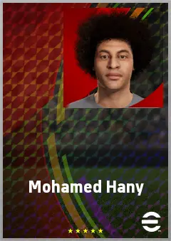 Mohamed Hany eFootball 2026 player card, 71 OVR RB