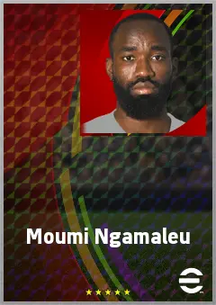 Moumi Ngamaleu eFootball 2026 player card, 73 OVR LWF