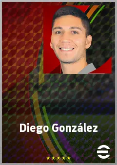 Diego González eFootball 2026 player card, 67 OVR CB