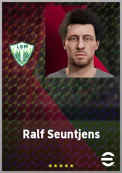 Ralf Seuntjens eFootball 2026 player card, 71 OVR CF