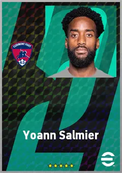 Yoann Salmier eFootball 2026 player card, 69 OVR CB