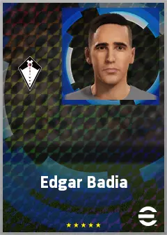 Edgar Badia eFootball 2026 player card, 71 OVR GK