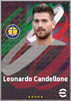 Leonardo Candellone eFootball 2026 player card, 70 OVR CF