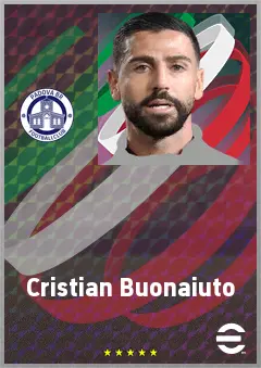 Cristian Buonaiuto eFootball 2026 player card, 70 OVR RWF