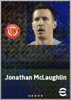 Jonathan McLaughlin eFootball 2026 player card, 69 OVR GK