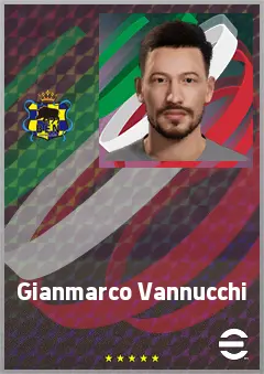 Gianmarco Vannucchi eFootball 2026 player card, 70 OVR GK