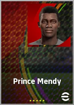 Prince Mendy eFootball 2026 player card, 64 OVR CB