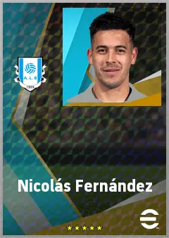 Nicolás Fernández eFootball 2026 player card, 73 OVR CF