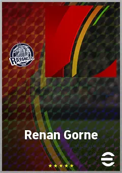 Renan Gorne eFootball 2026 player card, 68 OVR CF
