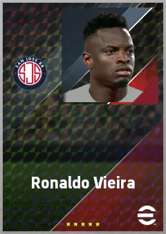 Ronaldo Vieira eFootball 2026 player card, 71 OVR CMF