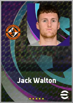 Jack Walton eFootball 2026 player card, 69 OVR GK