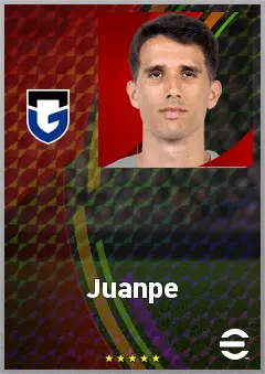 Juanpe eFootball 2026 player card, 70 OVR CMF