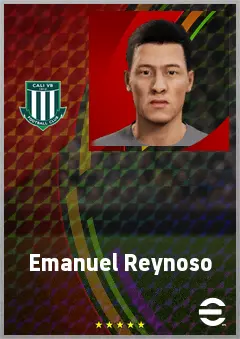 Emanuel Reynoso eFootball 2026 player card, 72 OVR AMF