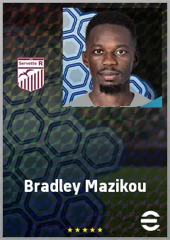 Bradley Mazikou eFootball 2026 player card, 70 OVR LB