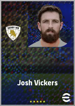 Josh Vickers eFootball 2026 player card, 68 OVR GK
