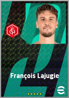 François Lajugie eFootball 2026 player card, 69 OVR CB