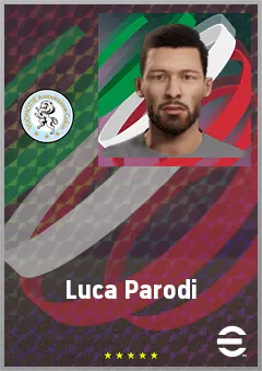 Luca Parodi eFootball 2026 player card, 66 OVR CB