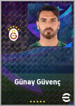 Günay Güvenç eFootball 2026 player card, 71 OVR GK