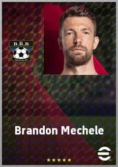 Brandon Mechele eFootball 2026 player card, 76 OVR CB