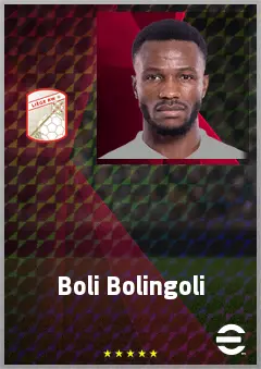 Boli Bolingoli eFootball 2026 player card, 67 OVR LB