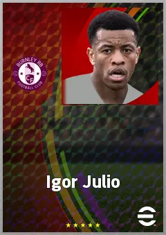 Igor Julio eFootball 2026 player card, 73 OVR CB