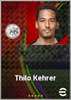 Thilo Kehrer eFootball 2026 player card, 76 OVR CB