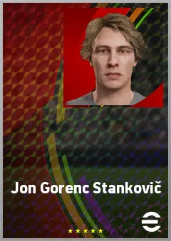 Jon Gorenc Stankovič eFootball 2026 player card, 71 OVR DMF