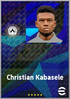 Christian Kabasele eFootball 2026 player card, 74 OVR CB