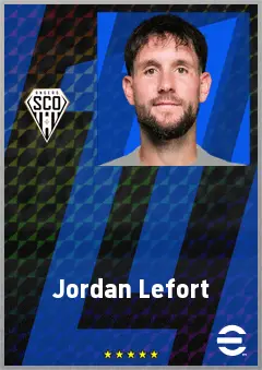 Jordan Lefort eFootball 2026 player card, 72 OVR CB
