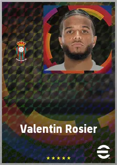 Valentin Rosier eFootball 2026 player card, 73 OVR RB