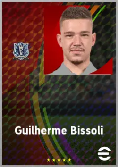 Guilherme Bissoli eFootball 2026 player card, 73 OVR CF