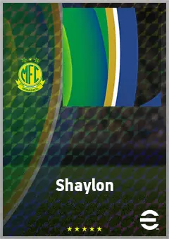 Shaylon eFootball 2026 player card, 72 OVR AMF