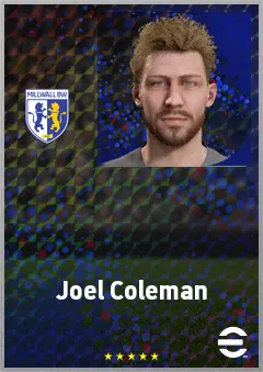 Joel Coleman eFootball 2026 player card, 67 OVR GK