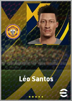 Léo Santos eFootball 2026 player card, 71 OVR CB