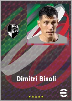 Dimitri Bisoli eFootball 2026 player card, 73 OVR CMF