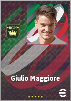 Giulio Maggiore eFootball 2026 player card, 71 OVR CMF