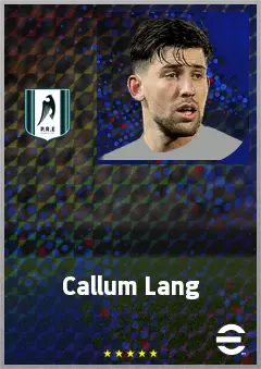 Callum Lang eFootball 2026 player card, 70 OVR SS