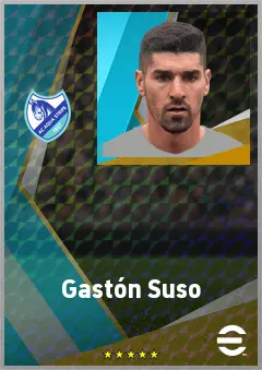 Gastón Suso eFootball 2026 player card, 72 OVR CB