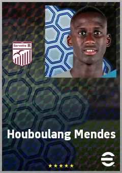 Houboulang Mendes eFootball 2026 player card, 70 OVR RB