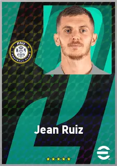 Jean Ruiz eFootball 2026 player card, 70 OVR CB