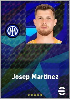 Josep Martínez eFootball 2026 player card, 75 OVR GK