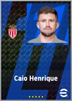 Caio Henrique eFootball 2026 player card, 75 OVR LB