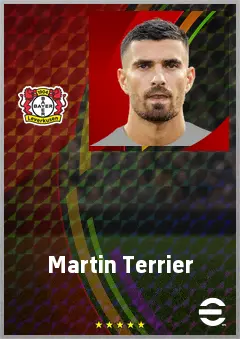 Martin Terrier eFootball 2026 player card, 75 OVR SS